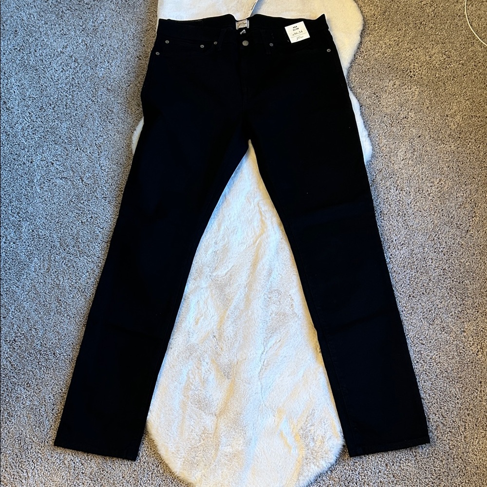 J. Crew Men's Slim Jeans in Deep Black